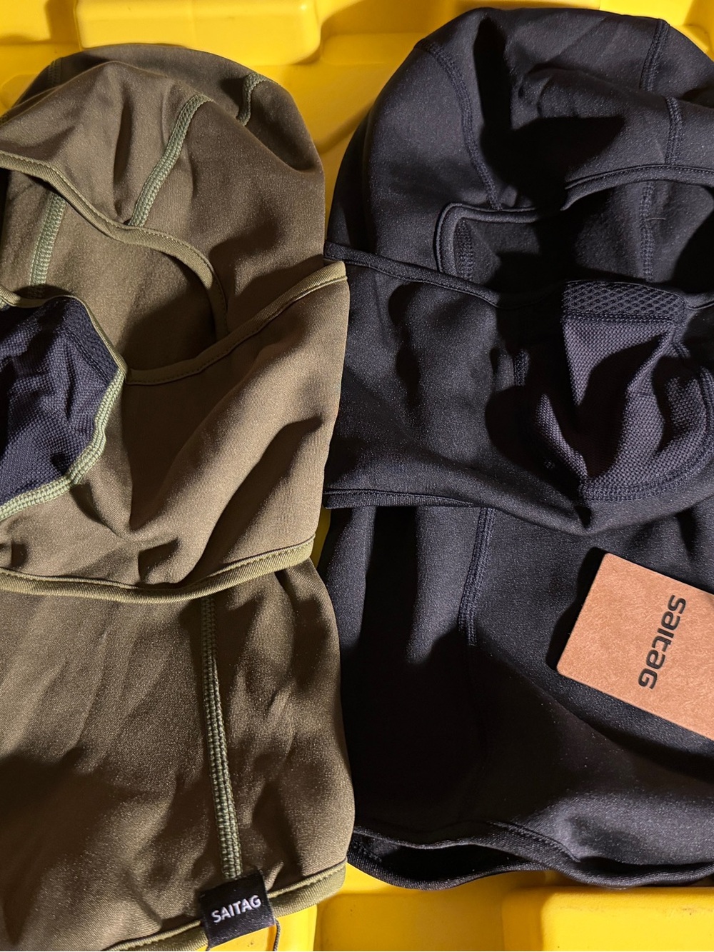 Kids Hooded Bottoms - Black and Olive